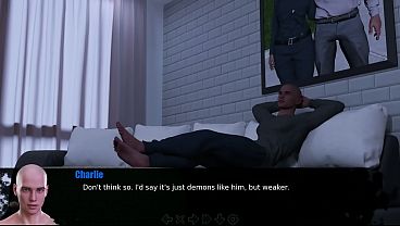 Adored by the Devil 8 – Charlie saving Isabella from a Demon for that she is kissing him, sucking his dick then riding his dick in her home