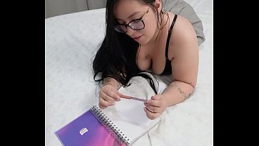 I ask my roommate for help with my male anatomy homework – Gabriela Salcedo