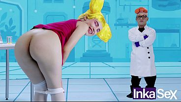 INKA SEX – Dexxxter le llena el ano de leche a su hermanastra De De por traviesa.