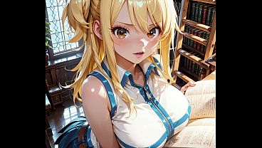 Lucy Heartfilia Fairy Tail AI Animation – Music [ZBAiArt]
