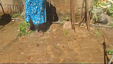 Maid Bathing outdoor and indoor