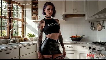 My friend with tattoos treated us to breakfast and sex. [AI]