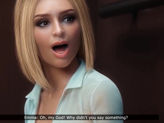 Blonde Secretary Wife Trapped in an Elevator with BBC