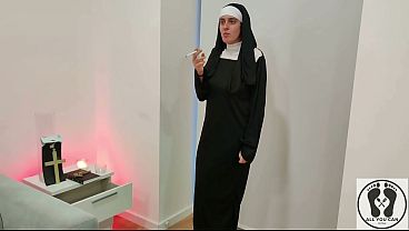 ATONE FOR SINS SUCKING A DICK – THE HORNY NUN COMPLETE MOVIE