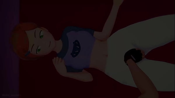 Gwen quiere acariciar una gran polla (hentai) (versión adulta)