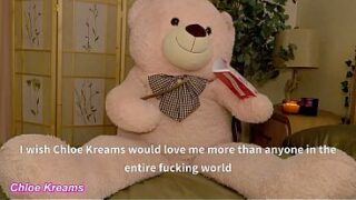 OBSESSION Parody – Bear Makes Me HUMP Him til I SQUIRT! Chloe Kreams