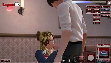 POV 3D Sex – Fucking My Hot Blonde Teacher in Classroom