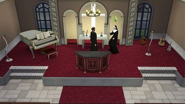 PURO TABU – Padre não resiste a freira recem chegada. The Sims 4