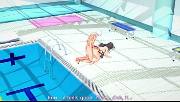The teacher is waiting for me at the pool so I can fuck her | Shinmai Maou NTR Testament 5 | Full Movie on Sheer & PRTN: Fantasyking3