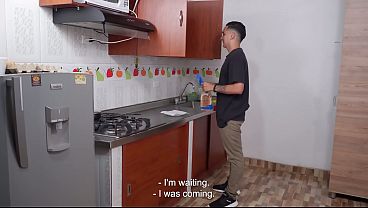 Kitchen Taboo: My Step-Sister Came Home From The Gym And Things Got Extremely Hot