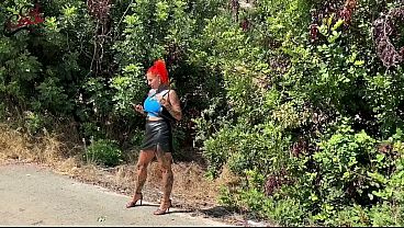 Outdoor date on the roadside! Naked fuck, squirt Thank you! 2 times ejaculated