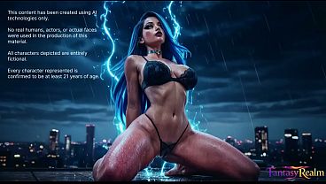 That storm sorceress girl polished my cock with her divine holes.[AI]