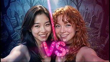Young tourists lost and ass drilled in Haloween – AI Interactive Video